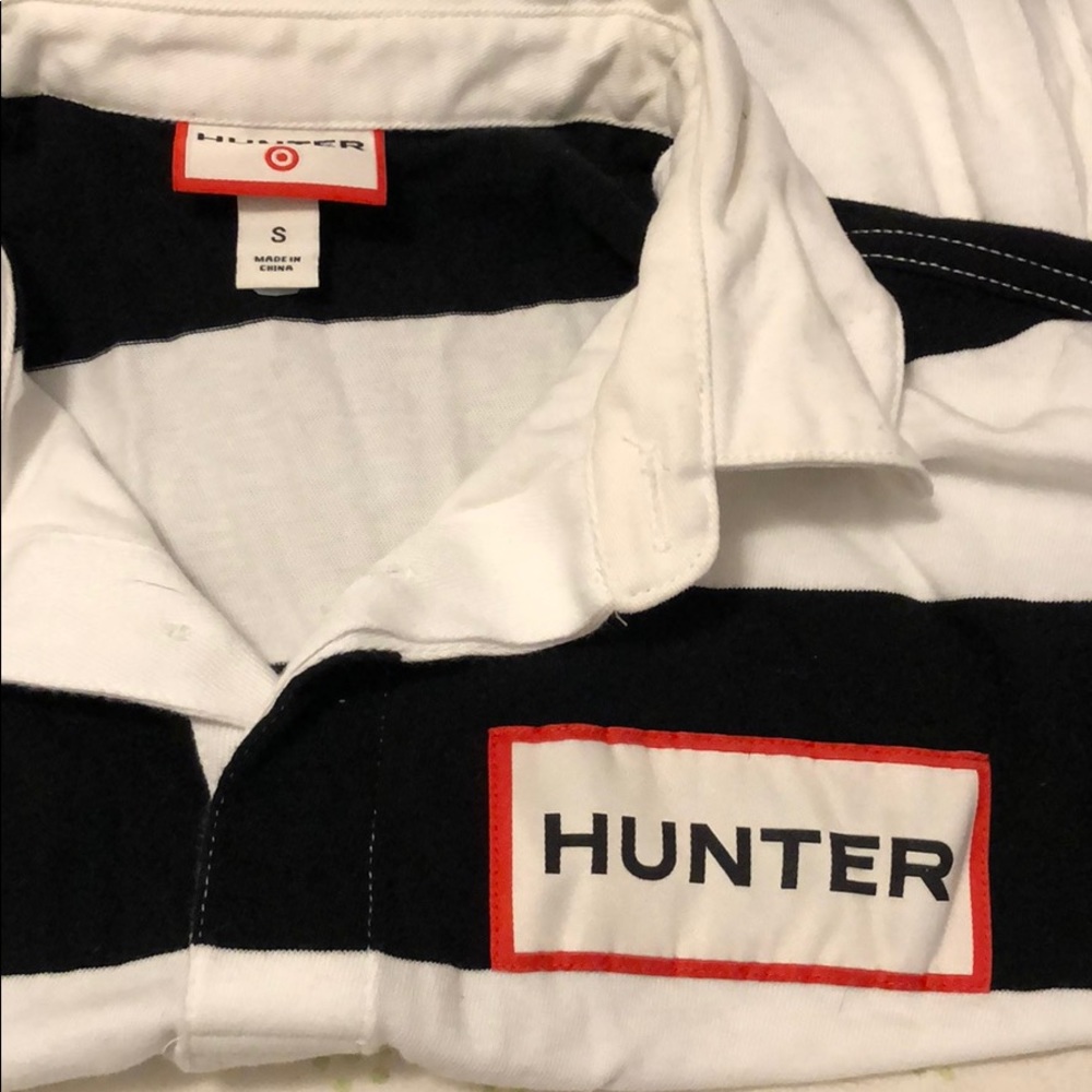 Long sleeve Hunter by Target rugby shirt.